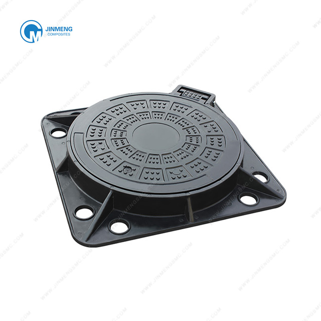 600mm SMC Round Sewer Manhole Cover with Lock